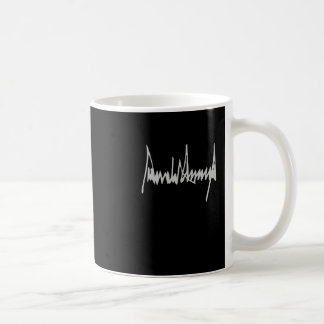 Trump Namnteckning Amerika Land USA:s presidentdag Kaffemugg