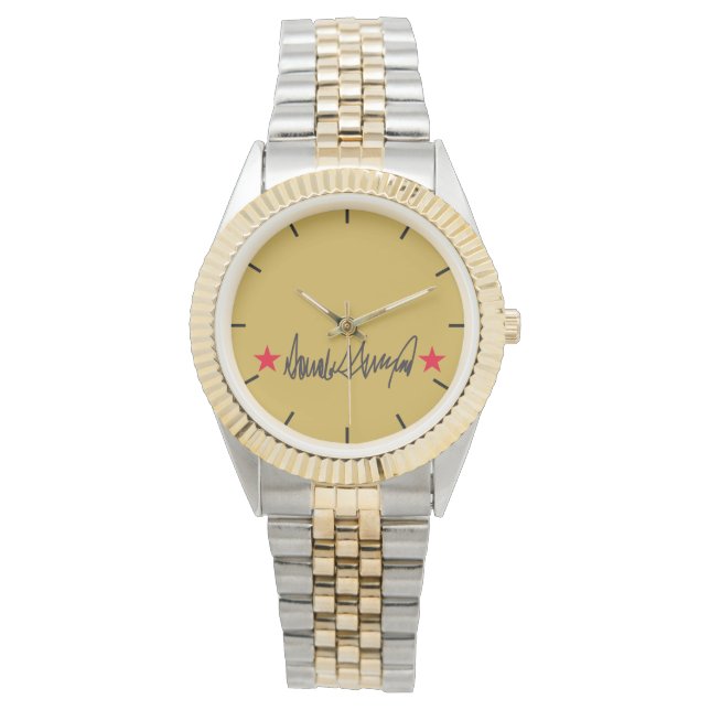 Trump-Namnteckning Armbandsur (Framsida)