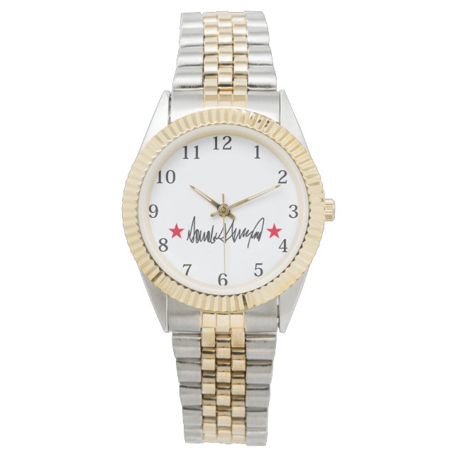Trump-Namnteckning Armbandsur (Framsida)