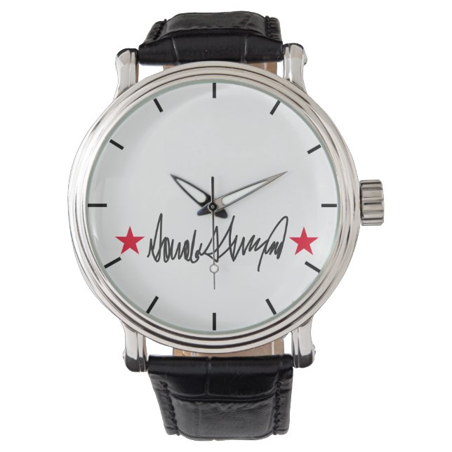 Trump-Namnteckning Armbandsur (Framsida)