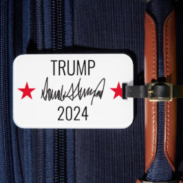 Trump-Namnteckning Bagagebricka