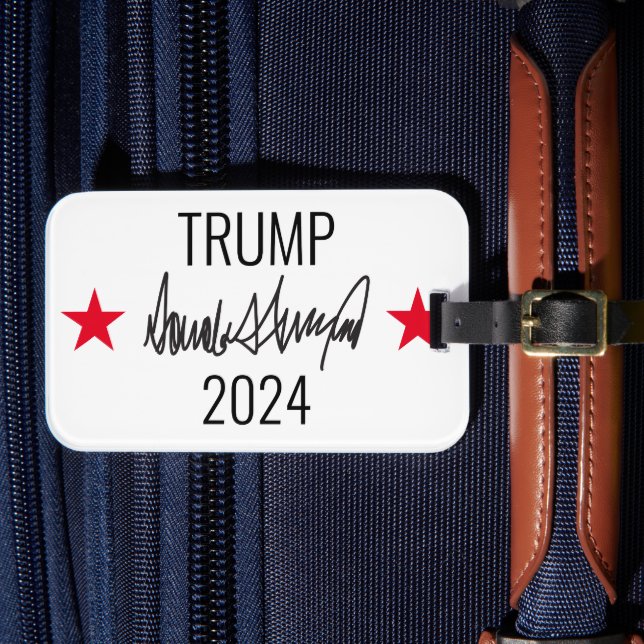 Trump-Namnteckning Bagagebricka (Framsida Insitu 4)
