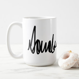 Trump Namnteckning Decal Kaffemugg