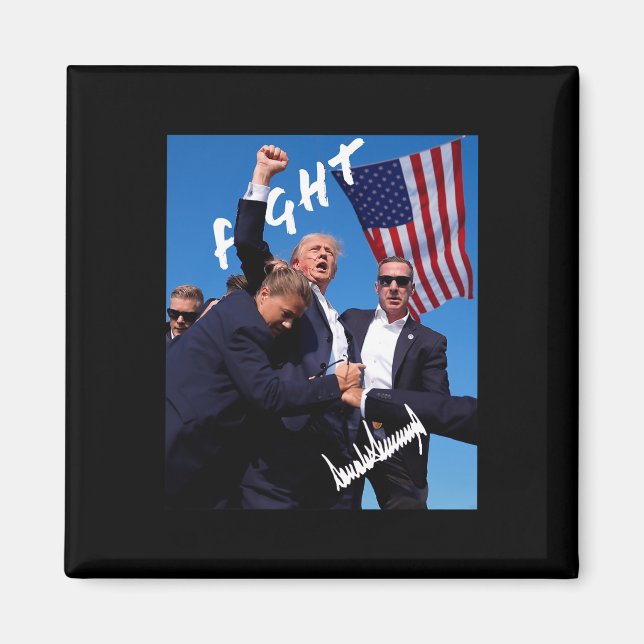 Trump Namnteckning Edition Magnet (Framsidan)