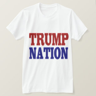 Trump Nation Red Blue T Shirt