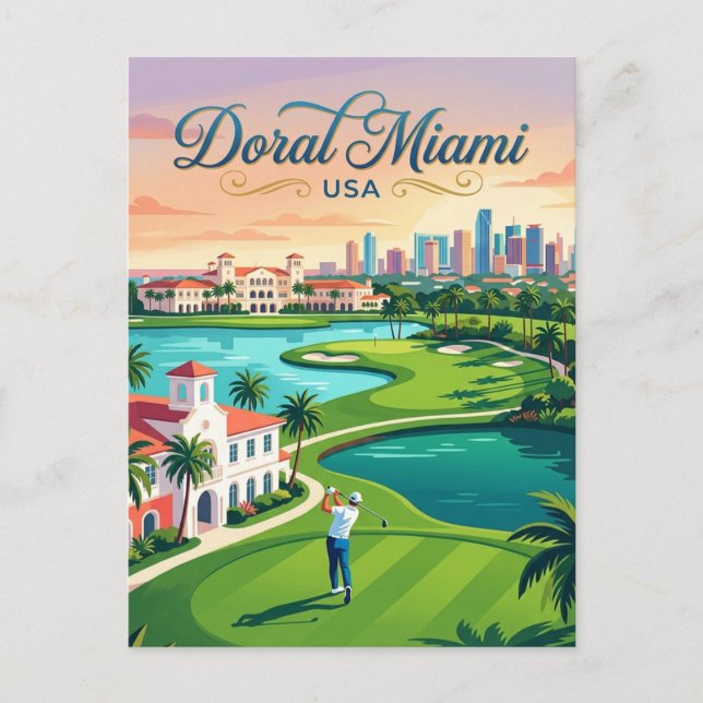Trump National Doral Miami USA Vykort (Framsida)