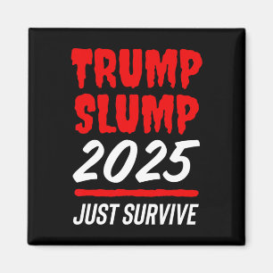 Trump Nedgång 2025 Överleva - Blodröd Aktiemarknad Magnet