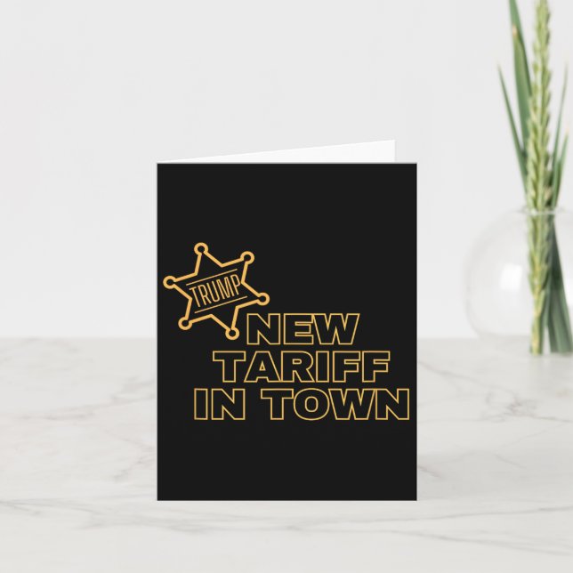 Trump New Tariff in Town Kort (Framsida)