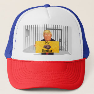 Trump No Brainer Truckerkeps