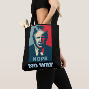 Trump no Way Tote Bag Tygkasse