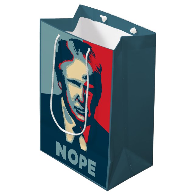 Trump Nope Gift Bag (Framsidan Vinklad)