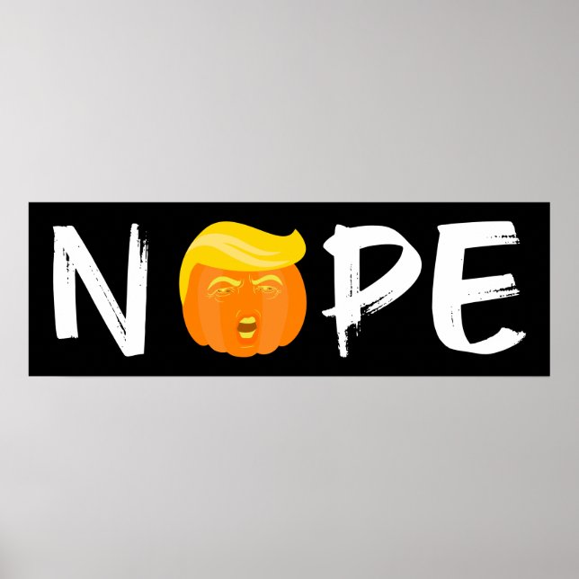 Trump - Nope Halloween Edition II Poster (Framsidan)