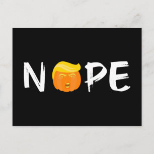 Trump - Nope Halloween Edition II Vykort