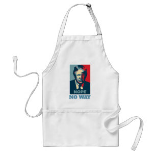 Trump Nope No Way Apron Förkläde