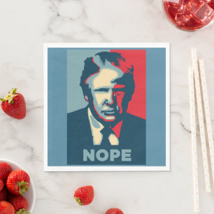 Trump Nope Pappersservett
