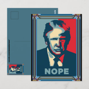 Trump Nope-vykort Vykort