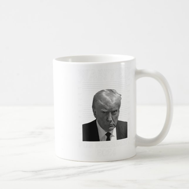 Trump not Guilty Mugg Shot 2024 Wanted for Preside (Höger)
