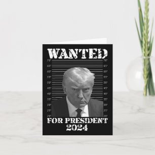 Trump not Guilty Mugg Shot 2024 Wanted for Preside Kort