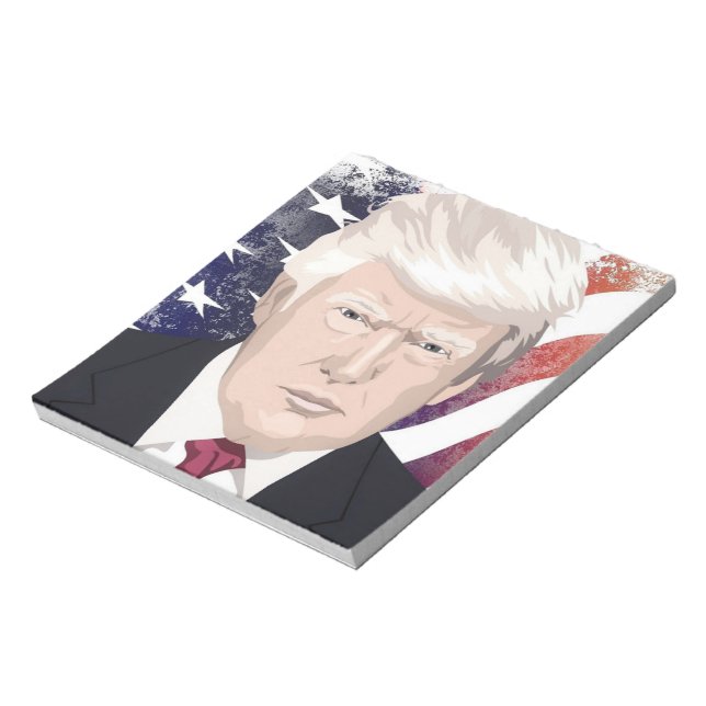 TRUMP NOTE PAD ANTECKNINGSBLOCK (Roterad)