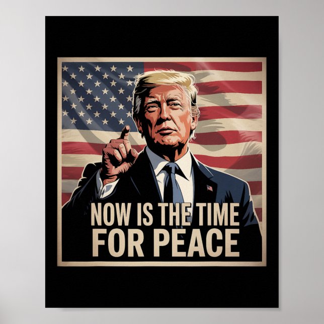 Trump - nu är det dags för fred poster (Framsidan)