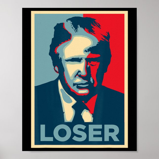 Trump Obama Hope Poster Loser (Framsidan)