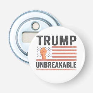 Trump Obrytbar president Trump US Flagga Flasköppnare
