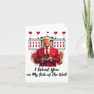 Trump och chokladblommor jag vill ha dig på min si kort