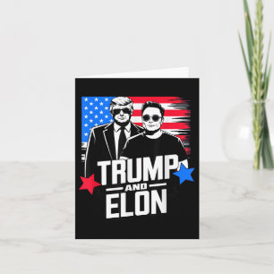 Trump och Elon 2024 Presidentval i Amerika Kort