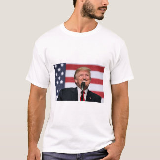 Trump och Flagga T-Shirt