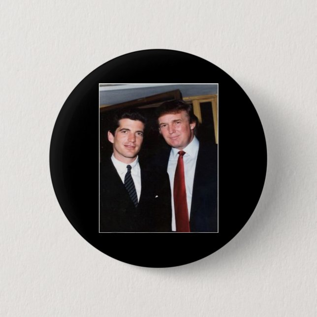 Trump och Jfk Anonymous Knapp (Framsida)