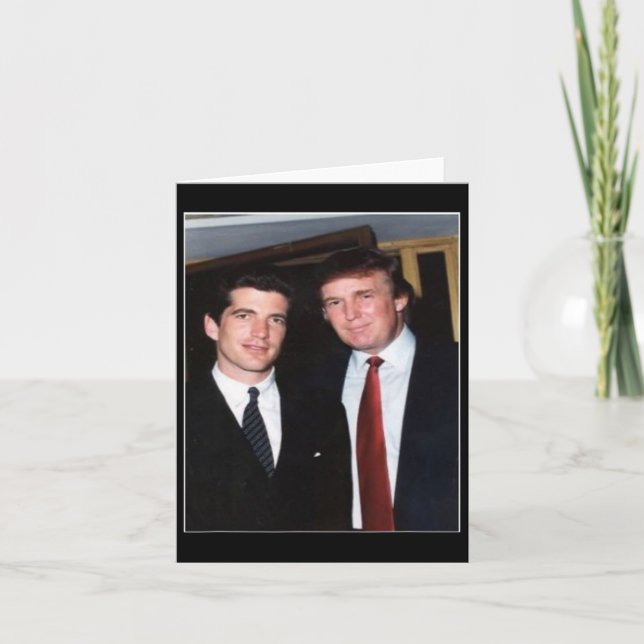 Trump och Jfk Anonymous Kort (Framsida)