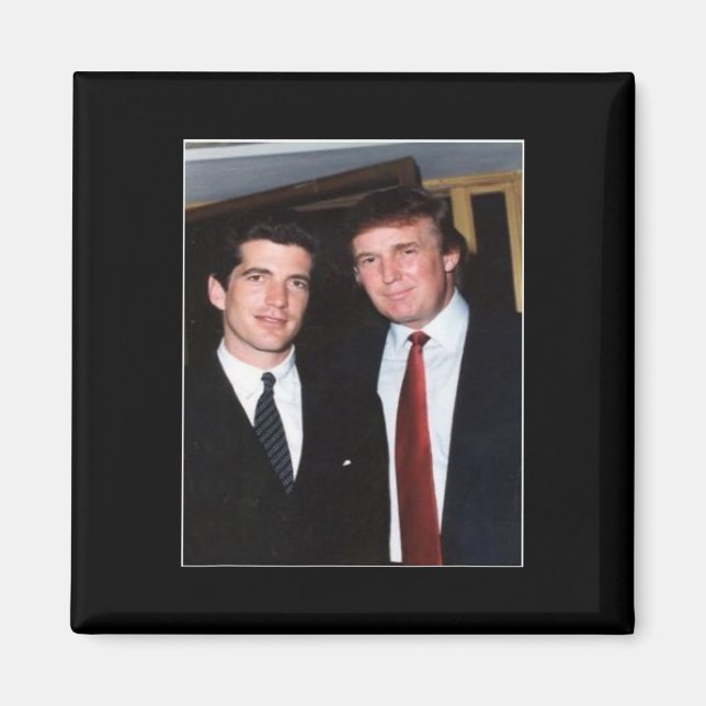 Trump och Jfk Anonymous Magnet (Framsidan)
