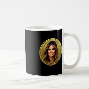 Trump och Melania valuta lanserar Meme Coin Trum Kaffemugg