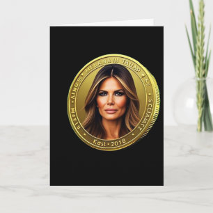 Trump och Melania valuta lanserar Meme Coin Trum Kort