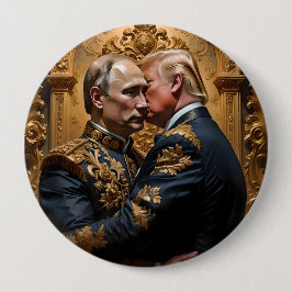 Trump och Putin Embrace Knapp