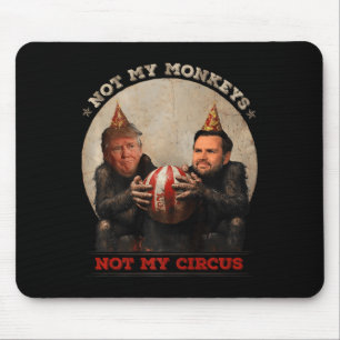 Trump och vance inte mina apor, inte min cirkus musmatta