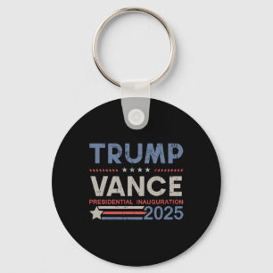 Trump och Vance president invigningsdag 2025 mig Nyckelring