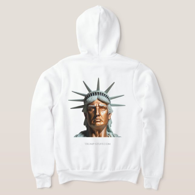 Trump of Liberty v1. T Shirt (Laydown Baksida)
