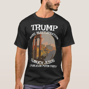 Trump offentlig självbefruktning video apa WH Zoo T Shirt