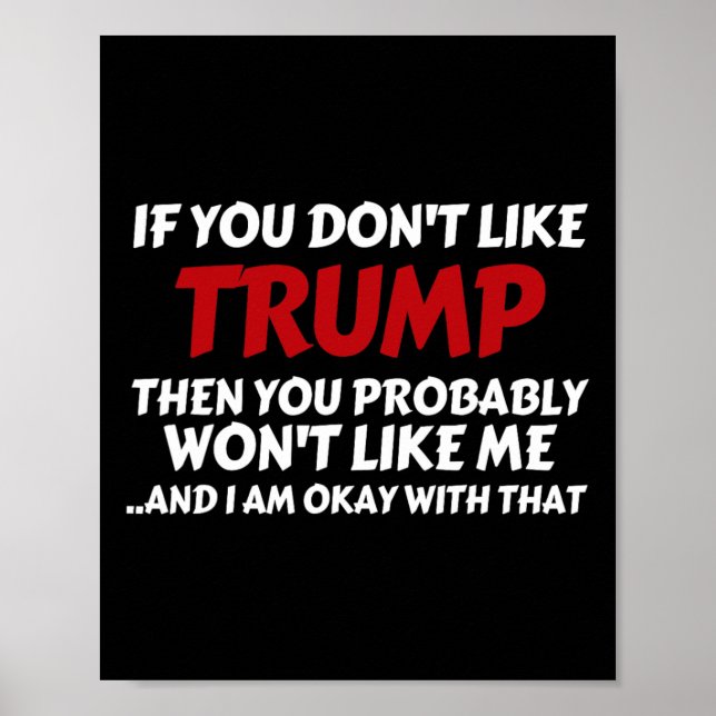 Trump Om Du Inte Gillar Trump  Poster (Framsidan)