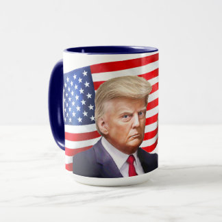 Trump Onofficial Mugg Shot Flagga Seeing Red 2024