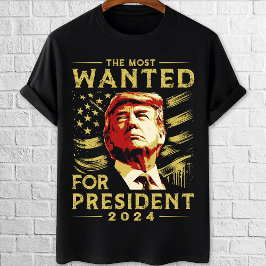 Trump önskad för president t shirt