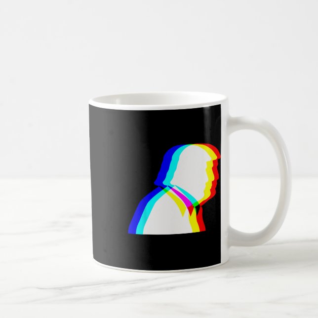 Trump Optisk Illusion Edm  Kaffemugg (Höger)