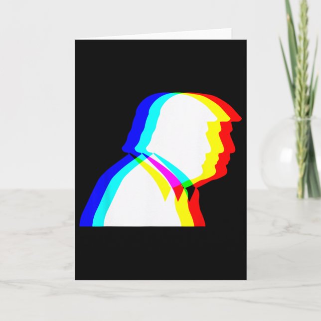 Trump Optisk Illusion Edm  Kort (Framsida)