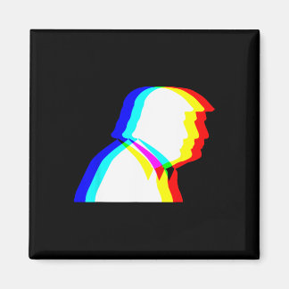 Trump Optisk Illusion Edm  Magnet
