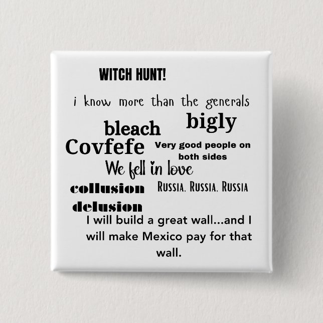 Trump Ord Cloud Typography Policy Knapp (Framsida)