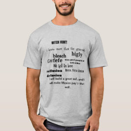 Trump Ord Cloud Typography T Shirt