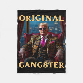 Trump Original Gangster Rolig Donald Trump _1 Fleecefilt