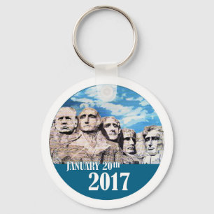 Trump på Mount Rushmore Nyckelring