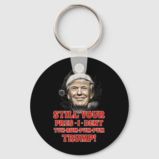 Trump Pajamas Ugly Chris Nyckelring (Framsida)